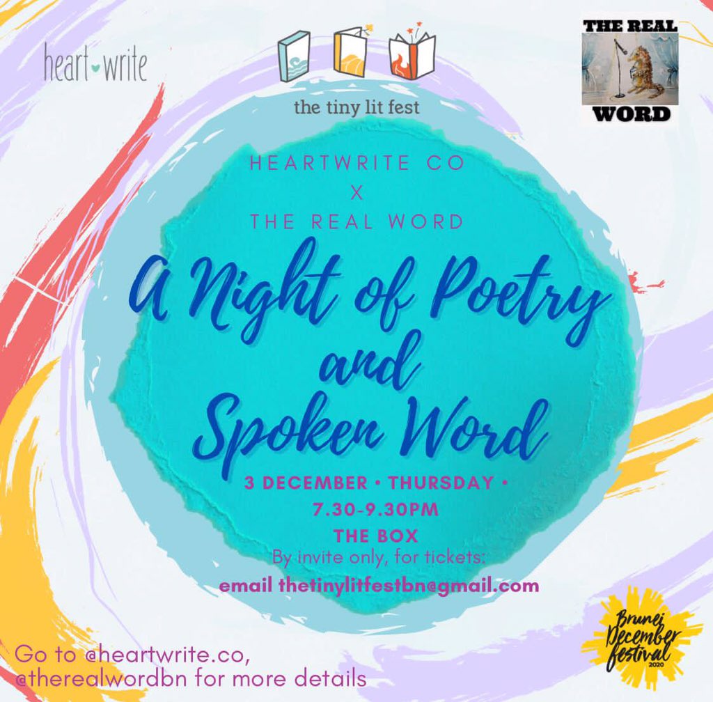 TheRealWordBN's tweet photo. Our Night of Poetry and Spoken Word returns to launch Tiny Lit Fest once again!

The night will feature 11 poets, a special book preview, and a literary journal feature!

More details of the lineup to be announced.

You can book tickets by e-mailing thetinylitfestbn@gmail.com https://t.co/4S08hfjTik
