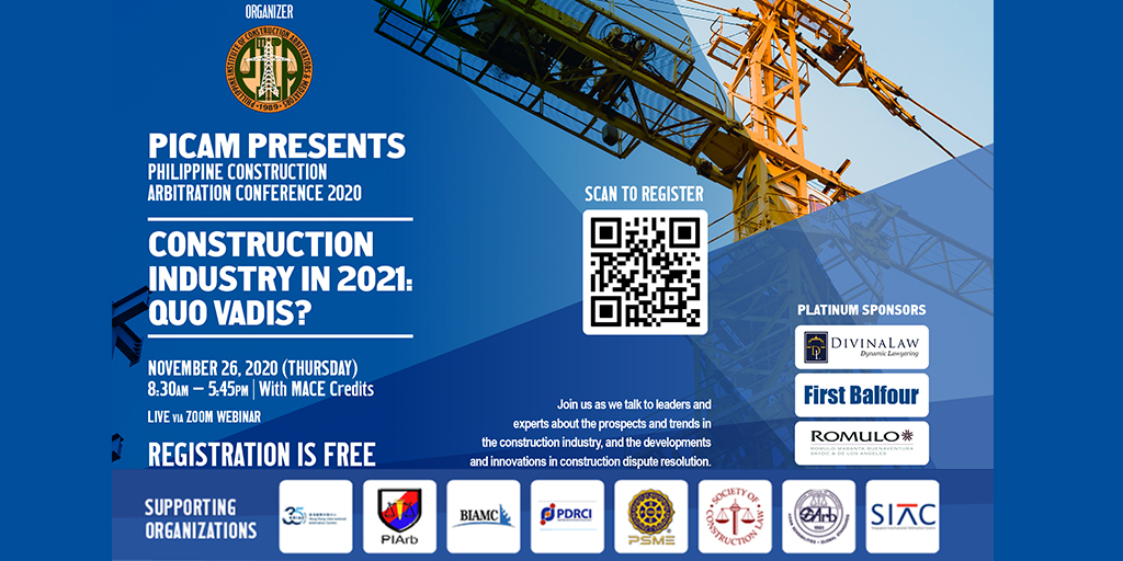 IndonesiaADR's tweet image. We are pleased to announce that Bali International Arbitration and Mediation Center (BIAMC) is a supporting organization of the Philippine Construction Arbitration Conference &quot;Construction Industry in 2021: Quo Vadis? 
#BIAMC #PICAM #Arbitration #ADR #ConstructionArbitration