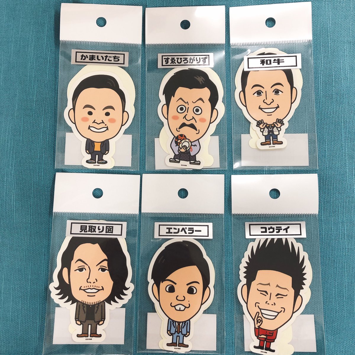 🐥再入荷🐥 大人気の芸人ステッカー ・かまいたち ・すゑひろがりず
