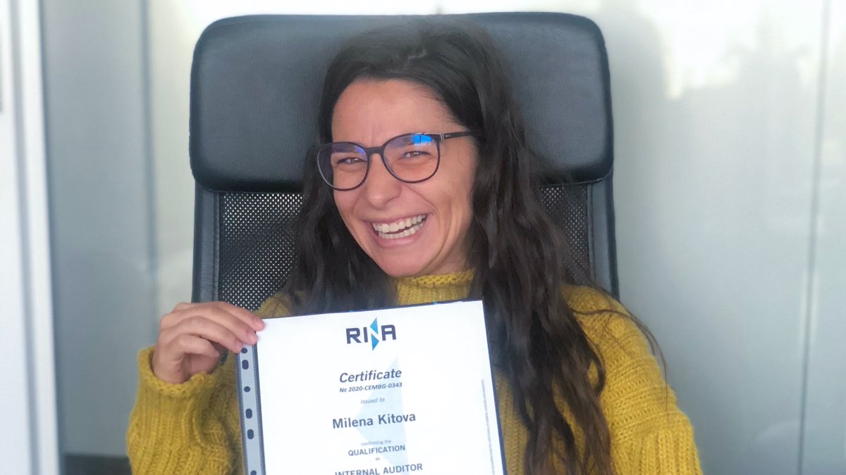 bright_consult's tweet photo. 👏We are as happy as our Sales Operations Expert Milena Kitova for her new "Internal Auditor of Quality Management Systems" certificate🎓. Check BRIGHT's ISO certificates, demonstrating once again the commitment to our business, partners and customers - https://t.co/uhBR1F6vRL https://t.co/SYpa4rUODm