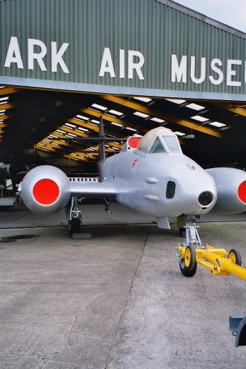 @NewarkAirMus @HUFTM1916 My RT prompted the grey cells to have a quick look into the #DTEParchive & locate this #VZ608 photo from the very early 1980s - first #NAMrestoration by some Rolls-Royce employees who volunteered @NewarkAirMus 
Plus another 'roll-out' photo in front of #NAMHangar1