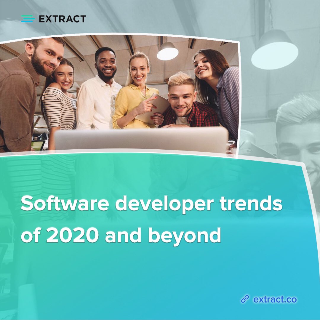 extract_co's tweet photo. Software developer trends of 2020 and beyond

https://t.co/oQMstBiwco

This new age is upon us, and with it comes a surge of hope for the improvements and innovations we can see in technology. In almost every field of the...

#softwaredevelopment #developer #python #AI #ML #5g https://t.co/U0KvRN3zji