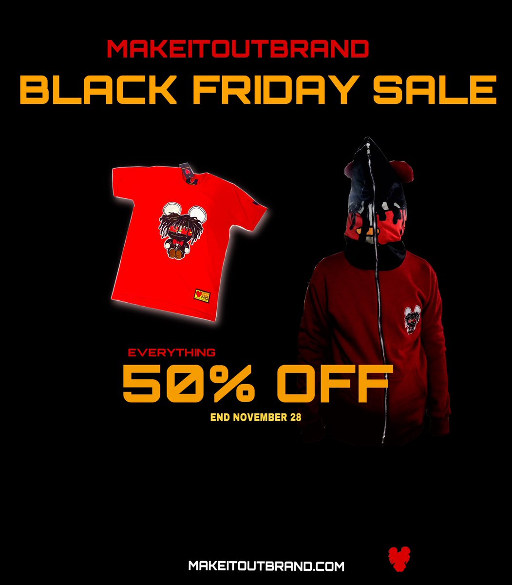 makeitoutbrand's tweet photo. (MAKE IT OUT BRABD) 🚨Black Friday🚨 sale 50% Off #MIOB #BLACKFRIDAY #ATL #MKE SALE ends on November 28th
https://t.co/pcMGON4exr https://t.co/Zh5PohWZwE