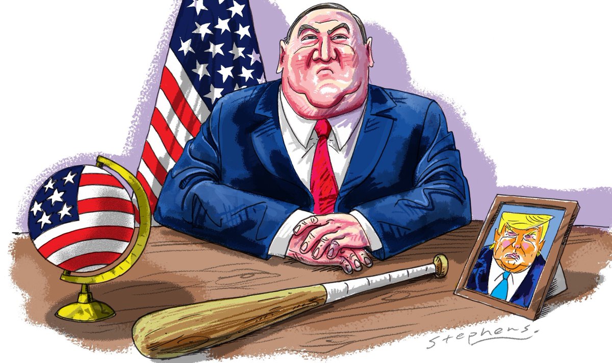 GOING DOWN WITH THE SHIP: Mike Pompeo has lived his life these last few years doing just as Trump has told him. He’ll have to start looking for someone else’s fanny to live in as he’ll no longer be Secretary of State come January 20th.