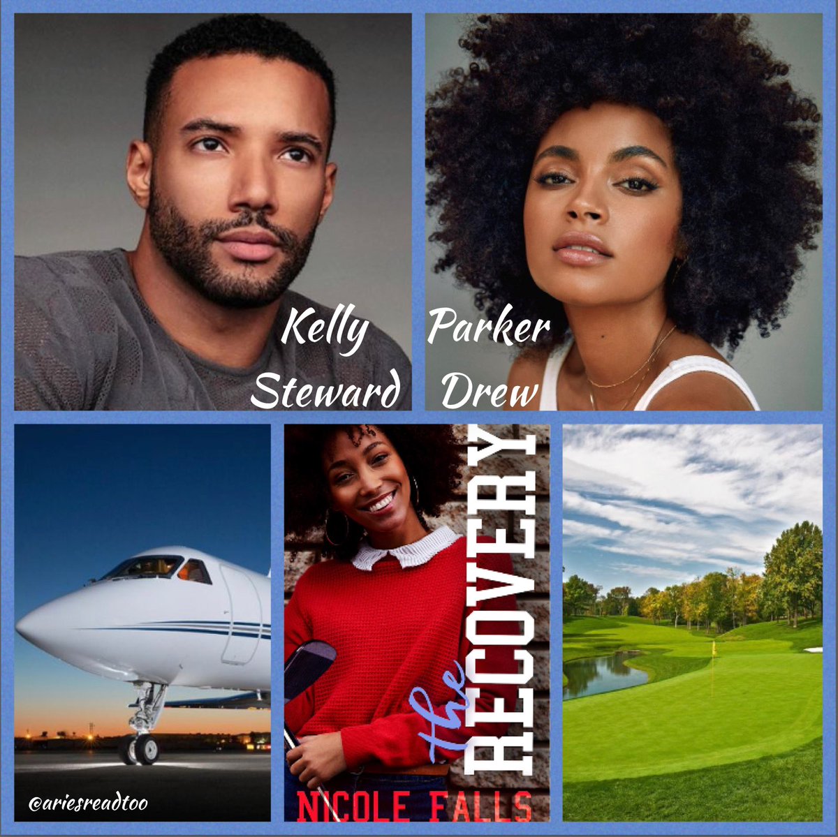 The Recovery (New Beginnings #3) by  @_nicolefalls about nanny/aspiring golf pro Parker Drew and pilot Kelly Steward. Parker is a full-time nanny to Chloe, Dylan and Ardelia Steward. I love the instant family trope and Nicole Falls is the Queen of the widower instant family trope!