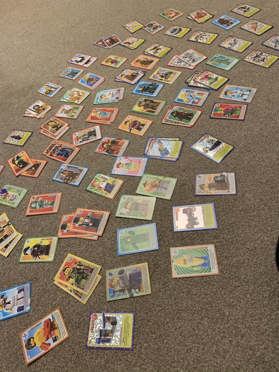 TheMrsDearing's tweet image. Last night sorted out some old Sainsburys Lego cards into packs to use with Y10 today to make searching and sorting algorithms a bit different! #computing #teachingcomputing #edutwitter #caschat #allthespares