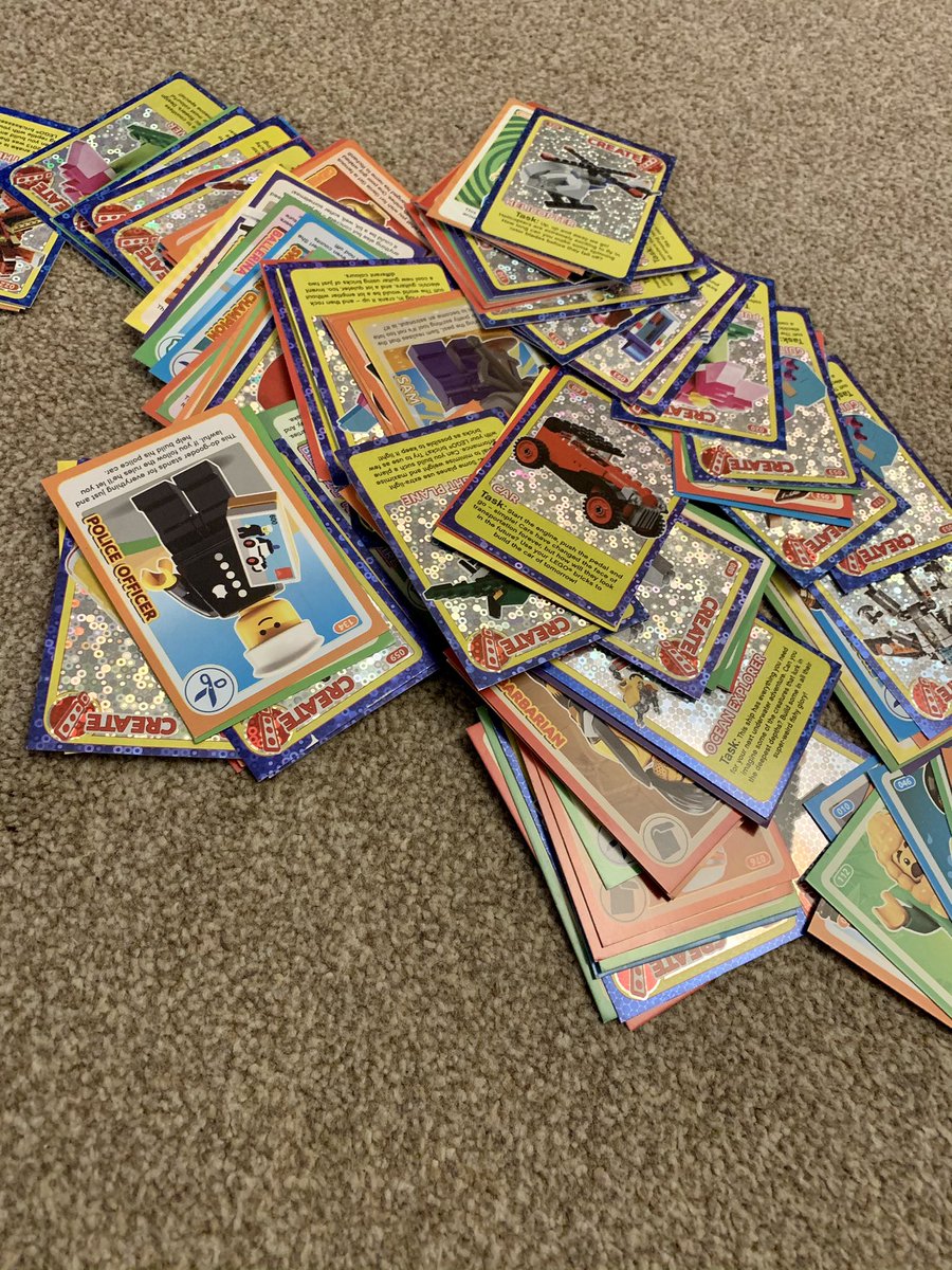 TheMrsDearing's tweet image. Last night sorted out some old Sainsburys Lego cards into packs to use with Y10 today to make searching and sorting algorithms a bit different! #computing #teachingcomputing #edutwitter #caschat #allthespares