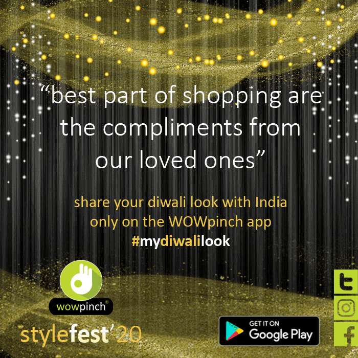 WOWpinch's tweet photo. #India is always excited to see the #styling talent it has and #Diwali never disappoints us to see the #incredible #fashion #talent in our country.

#flaunt your #diwalilook with #mydiwalilook tag on your #WOWpinch post before the #gifts disappear!

#diwalishopping #ContestAlert https://t.co/p8vDXrrXos