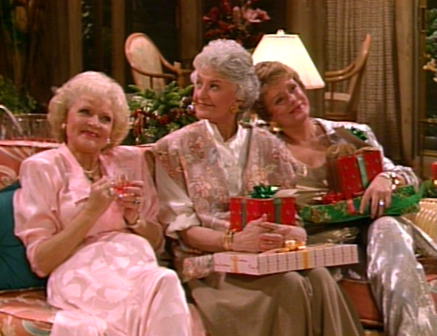 Continuing to explore CHRISTMAS TV HISTORY thru the decades--this week: the 1980s. Today's discussion: 1986 Christmas episode of GOLDEN GIRLS. You'll never hear "Surfin' Safari" the same way again. Read more:  http://www.christmastvhistory.com/2012/01/betty-white-golden-girls-christmas-1986.html