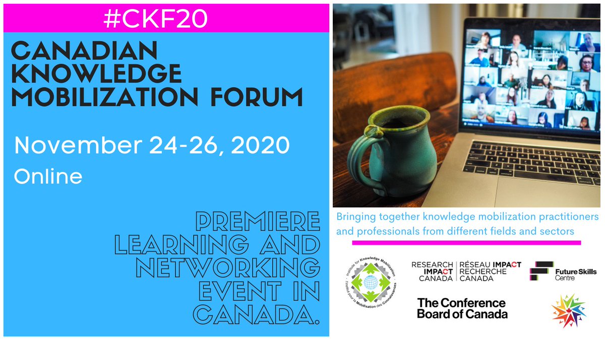 researchimpact's tweet photo. TODAY's the day! The 2020 Canadian #KnowledgeMobilization Forum officially kicks off! Tweet us using #CKF20! Are you joining us? #broaderimpact #researchimpact https://t.co/0Eygq2E9Y3