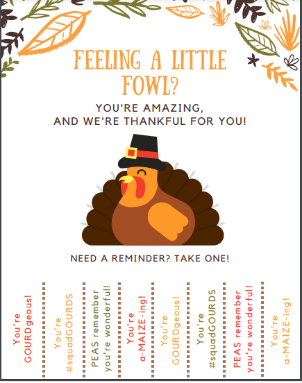 CounselorsRFab's tweet photo. Remember you are #GOURDgeous #aMAIZEing #squadGOURDS #PEASrememberyouarewonderful https://t.co/uhMWnh7lL5
