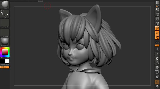 Zbrushのtwitterイラスト検索結果