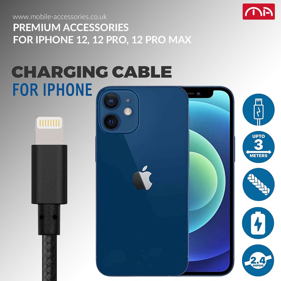 UkMobileAccess's tweet photo. Logon to: https://t.co/uToiAkr87L 
Lightning Charging Cable for your iphone, available in stock!

#iPhone12 #iPhone12Pro #iPhone12ProMax #iPhone12mini #LightningCable #MobileAccessories #PremiumChargingCable https://t.co/m5ojd85Hto