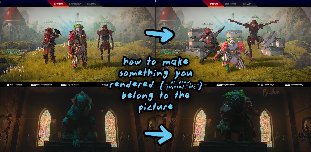 py_bun's tweet image. how i make my renders belong to a photo (1/2)
tl;dr: Atmosphere™