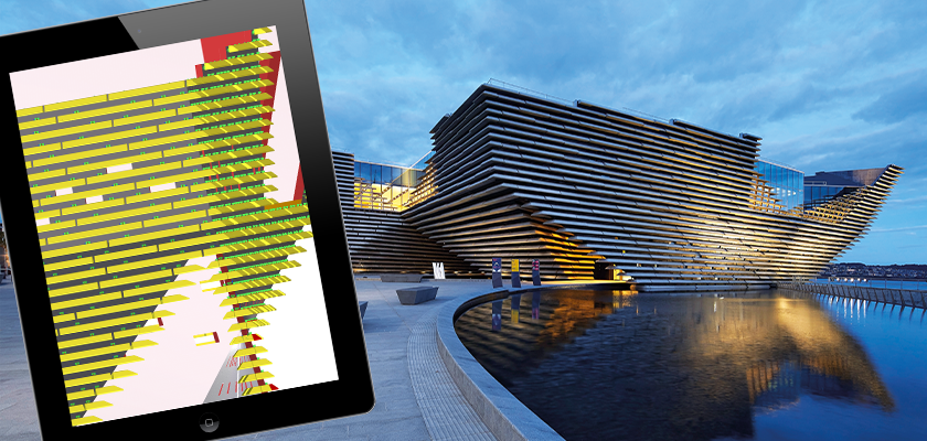 Trimble_TeklaUK's tweet photo. With a geometrically complex design and 2,400 #precast #concrete panels forming the building's striking exterior, the V&amp;A Dundee certainly presented @techrete with a challenge. Visit https://t.co/5QgopKFa33 to learn more about how #Tekla Structures helped bring the design to life https://t.co/nidyj6FY4e