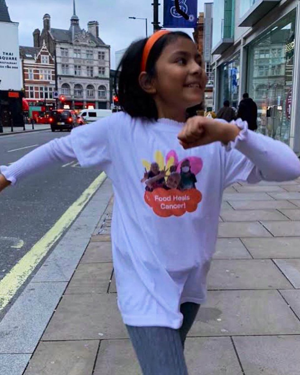 Cuddles4cancer's tweet photo. For her 9th birthday, little #FoodHeals Hero, Nandini, is running 3km on 3 Saturdays to raise £3000 for children fighting cancer. 

Support her in every way you can by donating to her fundraiser ( https://t.co/7wb4s1YgJ0 ) and by wishing her in the comments below. 

#KidsForKids https://t.co/PdTKZMk6gr