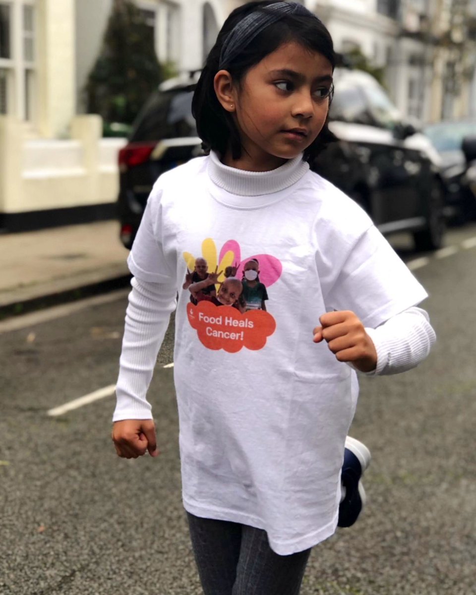 Cuddles4cancer's tweet photo. For her 9th birthday, little #FoodHeals Hero, Nandini, is running 3km on 3 Saturdays to raise £3000 for children fighting cancer. 

Support her in every way you can by donating to her fundraiser ( https://t.co/7wb4s1YgJ0 ) and by wishing her in the comments below. 

#KidsForKids https://t.co/PdTKZMk6gr