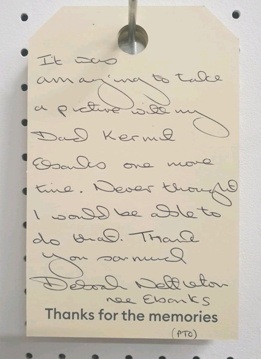 It was so that Deborah could stand side by side with her Dad again, his nickname written on her shirt in tribute   #EulogyProject   #NationalLotteryHeritageFund