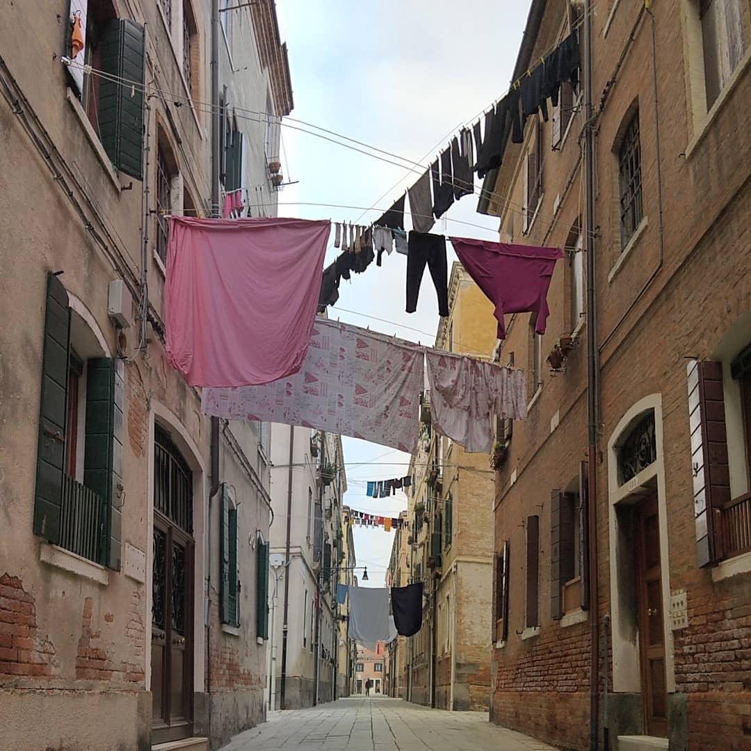 Had a fantastic walk around my local area the other day.  #Washing  #Colours  #Shapes  #Castello  #Arsenalotti  #Venezia  #Venice