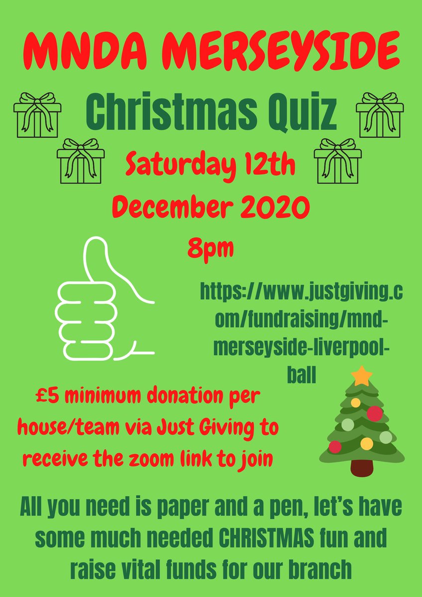 We have some exciting news to share! 

This year as we all know has been very different and our annual Christmas party has sadly had to be cancelled, so behind the scenes we have been busy organising a Christmas quiz which will be held Saturday 12th December at 8pm.