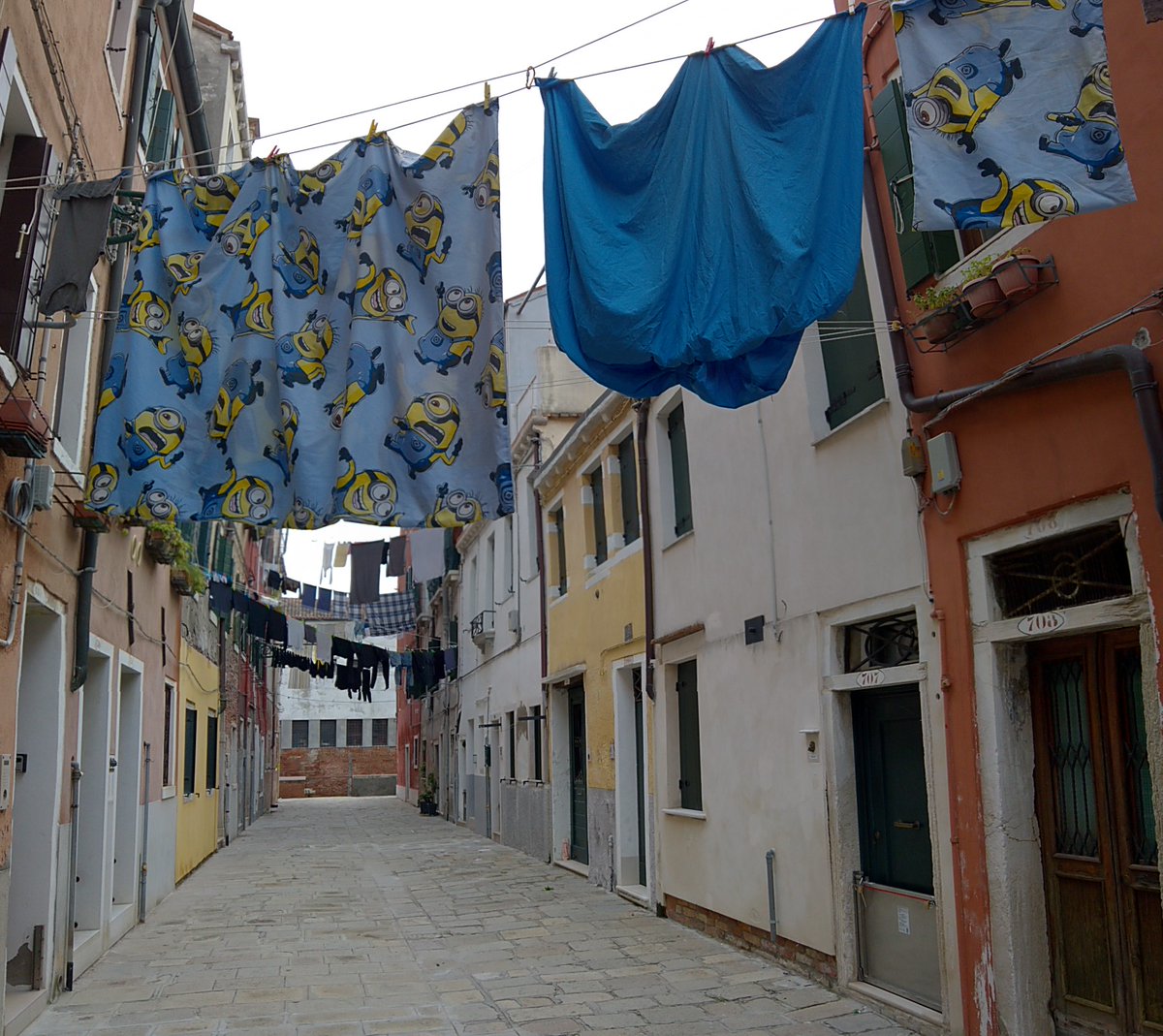 Had a fantastic walk around my local area the other day.  #Washing  #Colours  #Shapes  #Castello  #Arsenalotti  #Venezia  #Venice