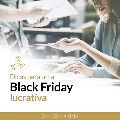 Confira as dicas dos especialistas do Banco Máxima para suas vendas nesta #BlackFriday!
🛍 Organize seu estoque, focando no que precisa ser vendido.
🤝 Negocie valores com fornecedores.
👨‍💻 Busque novas parcerias.
💻🖨 Ofereça combos aos clientes.
📢 Invista em comunicação digital