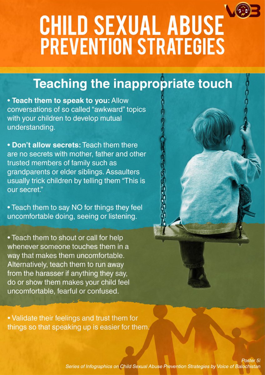 In today’s world where we come across news on child abuse & molestation every other day, we must empower our children with the right knowledge before it’s too late. Here's how you can create an environment at home to teach them about the good and bad touch.
#StopChildAbuse https://t.co/ZQpINKtX0L