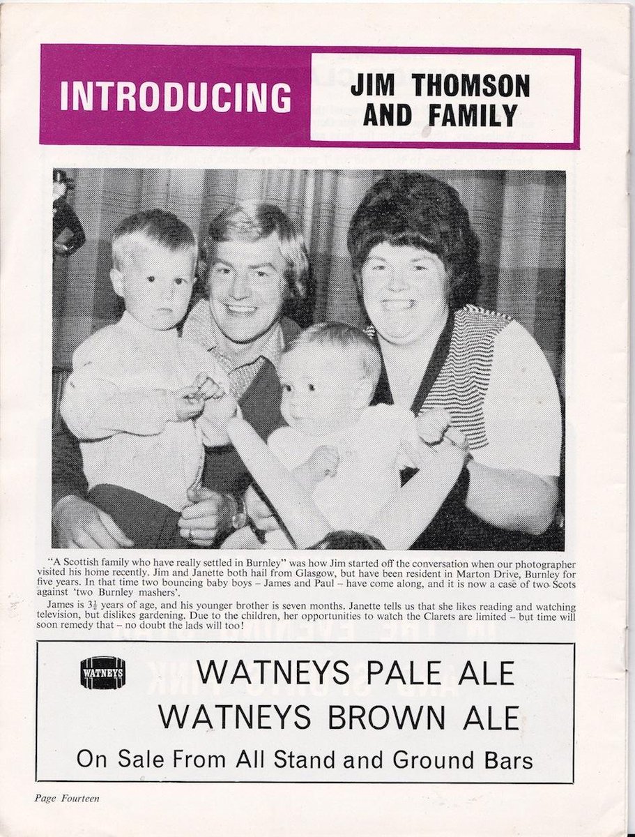 #162 - Jim Thomson of BurnleyLocked in a war against those Burnley mashers....