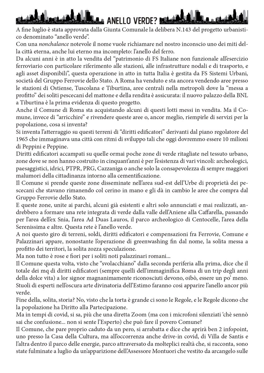 ComLottQuadraro's tweet photo. Nuovo numero del volantone di quartiere "AQV20 maggio" :

https://t.co/7xfrQQxauW

Paga o Muori : aggiornamenti sulle ultime lotte della sanità

Anello verde? : cosa si muove nel nostro quadrante fra aree dismesse e nuovo cemento https://t.co/dtV6BPWfY4