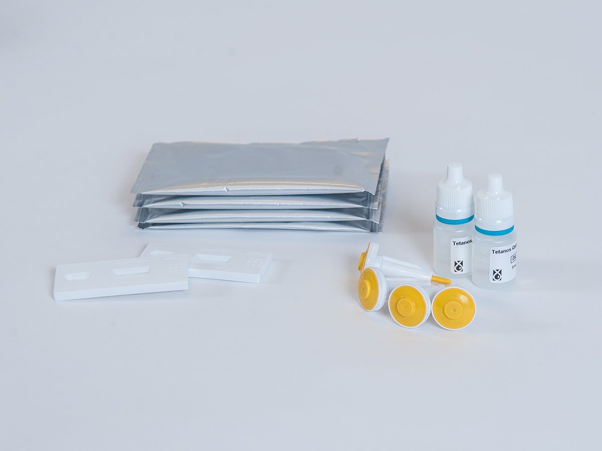 ProspectDiag's tweet photo. Minimise expenditure on unnecessary tetanus vaccination in your #emergencydepartment. #ProTetanus can help, in 10mins this #pointofcare test will tell you if your patient has anti-bodies or not - email: customercare@prospectdiagnostics.co.uk today for a FOC sample. https://t.co/EbxY3sKJfd