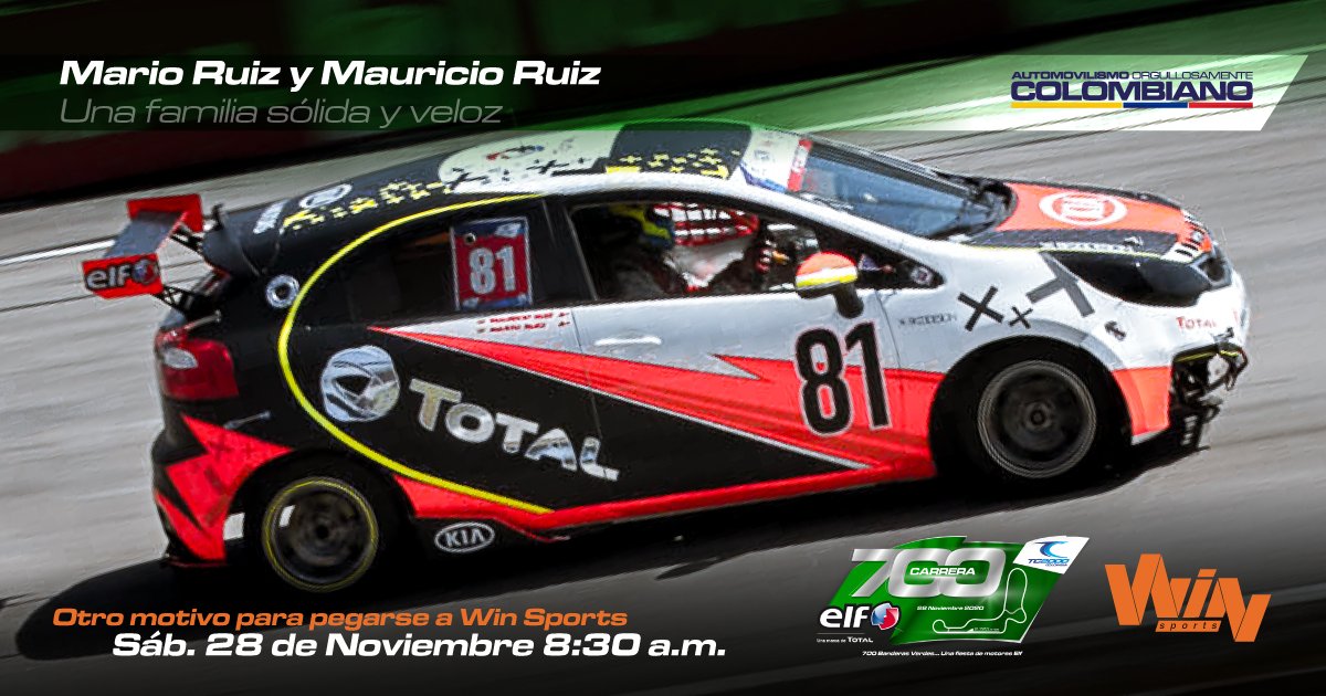 tc2000colombia's tweet photo. Y lo serán este sábado en la CArrera 700. #TC2000colombia #700verdeverdeverde #TC2000xWIN @WinSportsTV https://t.co/eXMqGFb66D