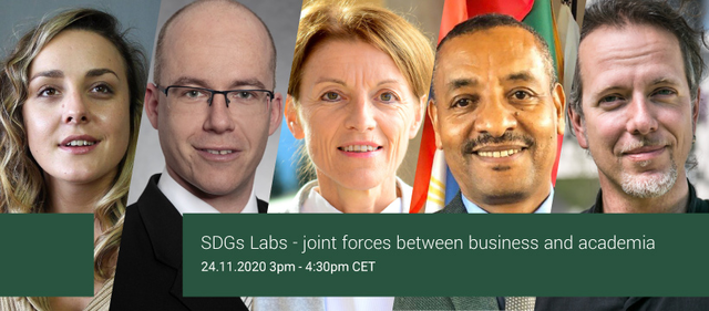 SDGs Labs Panel Discussion 24 November 2020 from 3-4.30 PM CET
The session is held as part of the “Climate Emergency:
Please register via: forms.gle/ReSbsXdsWCnUW8…
Check out the homepage: sdgs-labs.eu