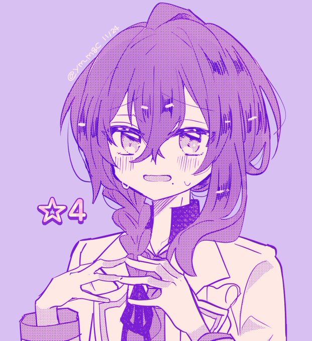 「紫色の目 紫」のTwitter画像/イラスト(古い順)