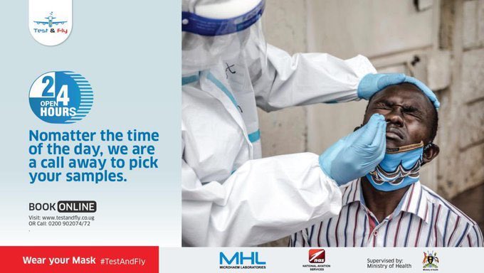 SirDavidKN's tweet image. Get your Covid19 test done &amp;amp; returned in hours. 
Emergency test at 500000 (6 hours )
General test at 245000 (12hours)

testandfly.co.ug  
#TestAndFly