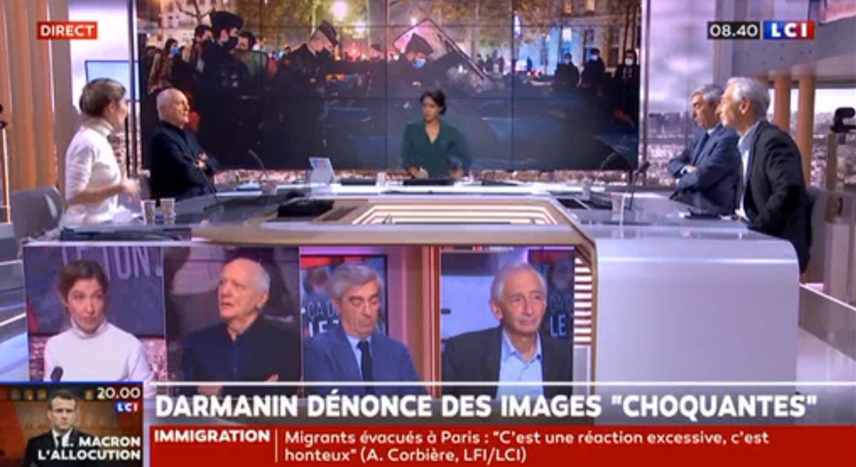 Céline Pina (toujours) : “Le problème, c’est notre incapacité à expulser des personnes inexpulsables parce qu’elles ont brûlé leur passeport.”Si elles se font matraquer, elles l& #39;ont bien cherché.