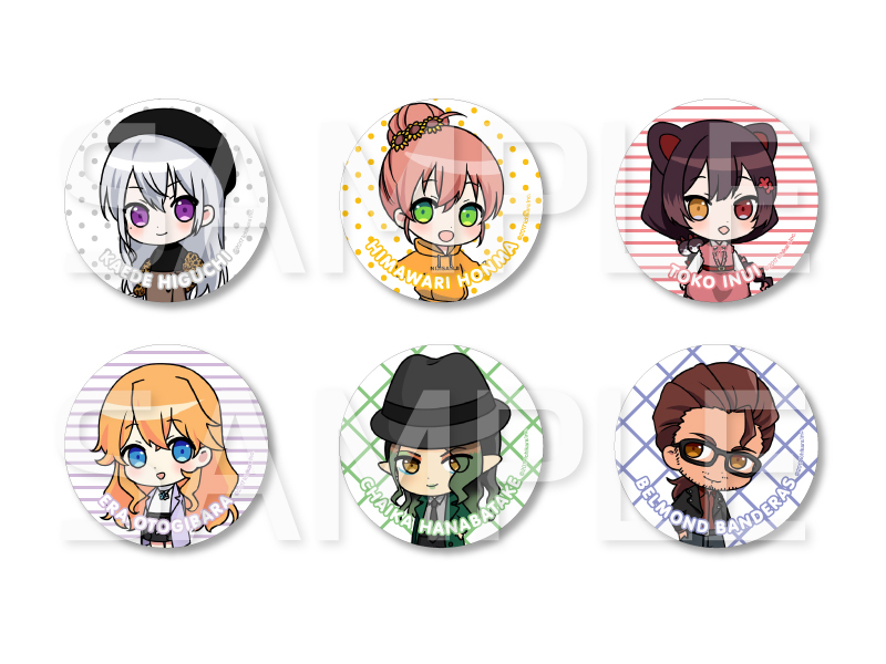 にじさんじ 京まふ 2019 おこしやす喫茶 戌亥とこ アクスタ 缶バッジ