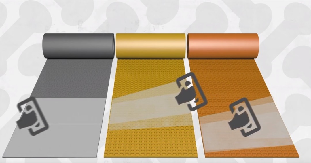 BALtiling's tweet photo. Looking for an alternative cavity mat system?

BAL Flexbone VAried bonded #uncoupling mat has 50% greater adhesion (pull) strength, plus 30% faster spreading of the adhesive on the surface!

No more dimple or square holes to refill! 

#tiling #tiles https://t.co/8SYLX1Y9LL