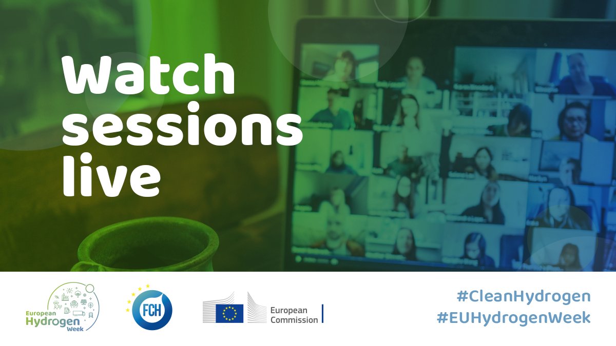 After a short break, we will be back at 11:00AM CET for the #EUHydrogenWeek.

Join us here ➡ bit.ly/3pMmgyq