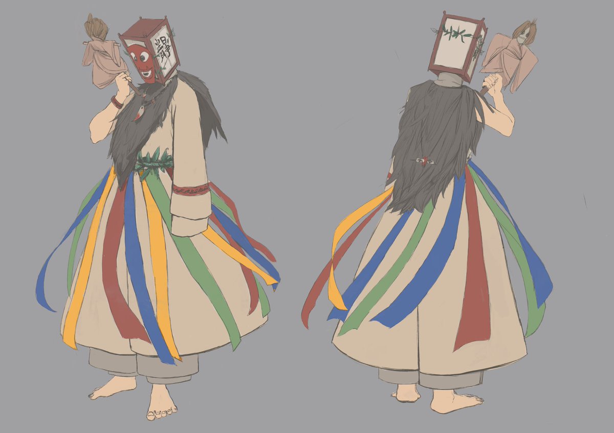 Villain Chinese ancient Wizard Design.