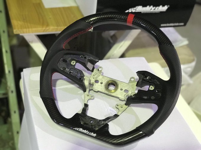 P-1 Racing シビック FC/FK スポーツステアリング Buddy Club P-1