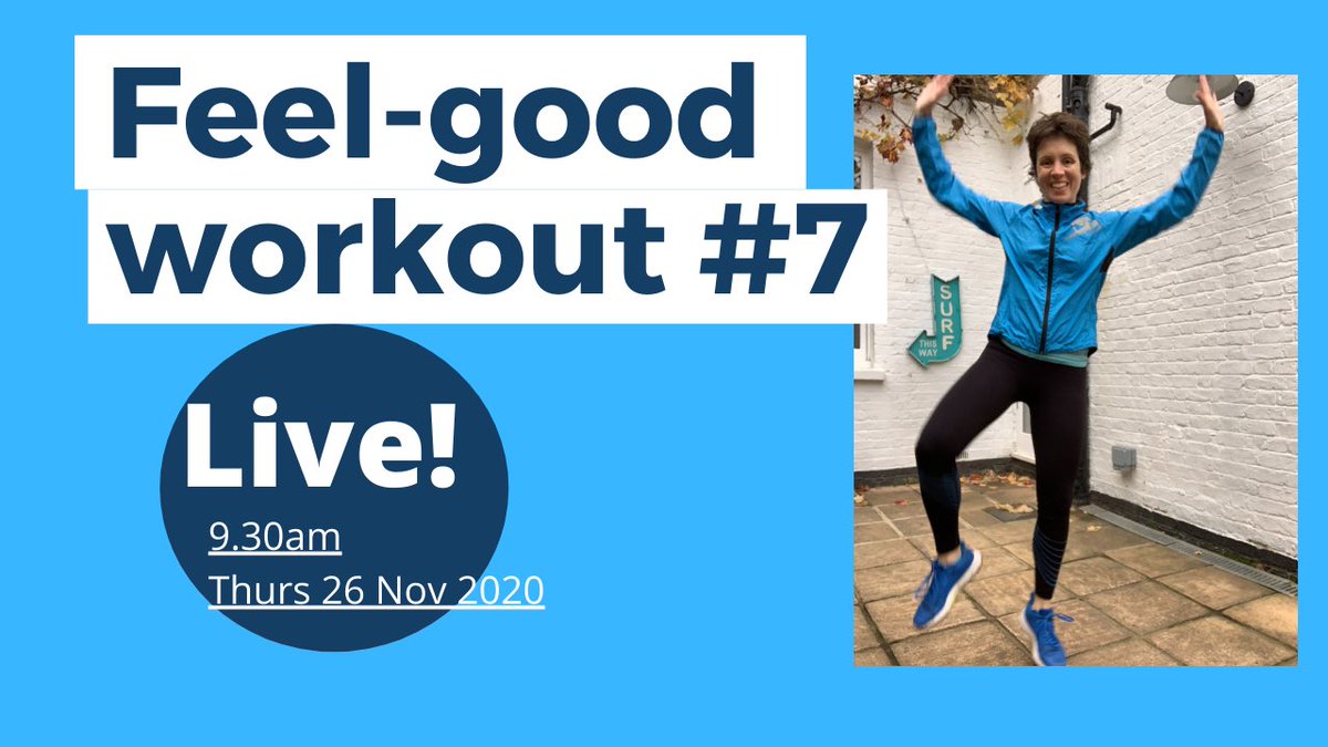 I’m going live on Thursday at 9.30am with my latest free workout- join me then or catch up later! FEEL-GOOD WORKOUTS youtube.com/playlist?list=… #workoutwithb #lockdownfitness