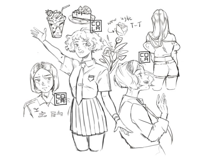played around with the pentab for an hour!! pressure sensitivity is Mindblowing?? ive been missing out on these features!! ALSO WANT TO THANK all the people who commissioned me and Lana ?? we finally got to save up for a tab! thank you so SO MUCH AAA ??? 