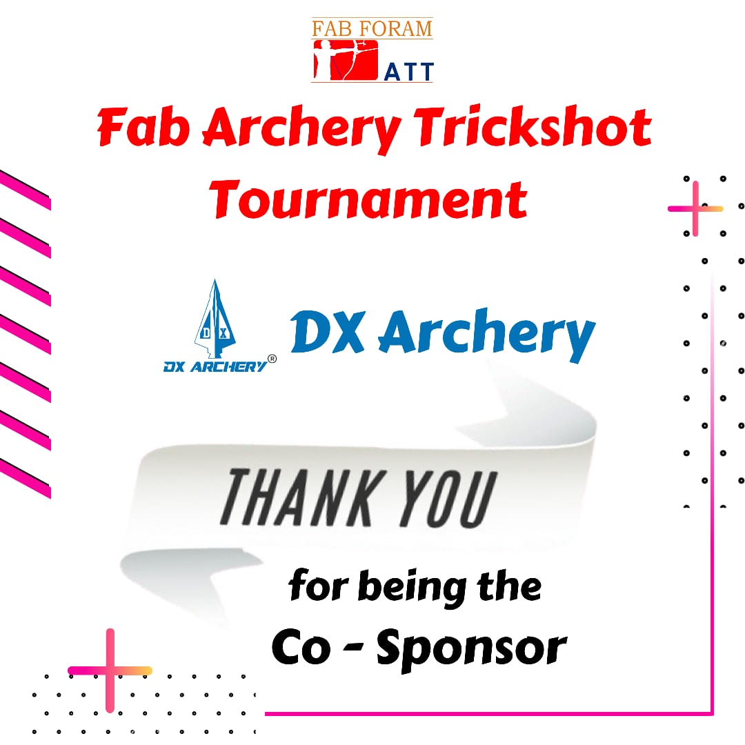 attournament's tweet photo. Thankyou DX Archery Equipment for joining us as the Co-Sponsor for the Fab archery Trickshot Tournament . 

Check out the best quality &amp; genuine archery equipment on https://t.co/JzSLONXCBt 

Follow @attournament  for more updates. 

 #tuesdayvibe #sports #learning #end #results https://t.co/wkgGQOVI5f