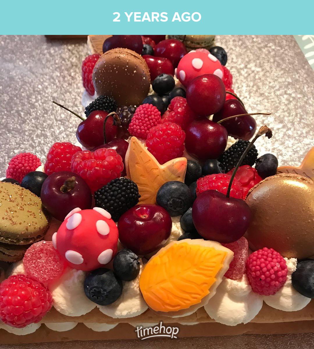 Throwback 2 years ago to this no. 1 cream tart with a woodland theme for Felicity’s birthday.