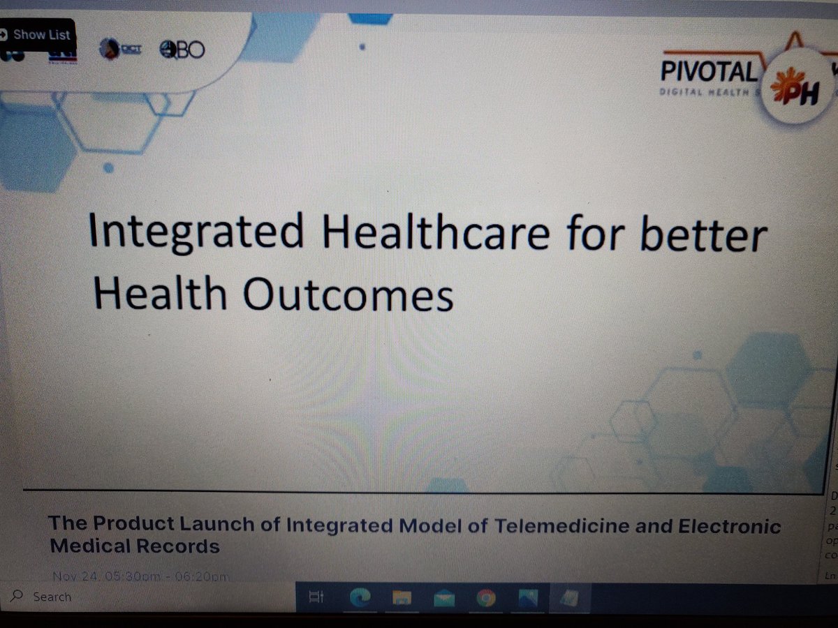 diyarista's tweet photo. NOW: #SeeYouDoc & #PivotalPeak officials discuss integrated healthcare through telemedicine technology at the PH Startup Week 2020 #PHSW20 .@inquirerdotnet .@InquirerBiz https://t.co/6wuGJSqNUX