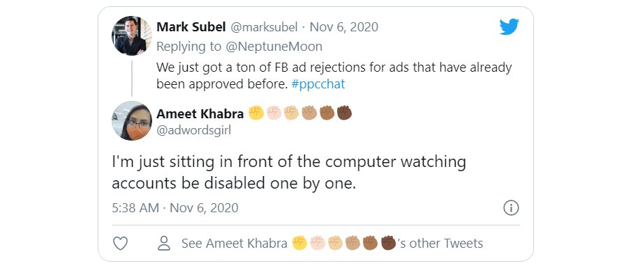 oz_code's tweet image. More Facebook Ads #bugs unnerve advertisers ahead of Black Friday, Cyber Monday. #Facebook Ads has earned a reputation for being particularly glitchy and unpredictable. Perhpahs it&apos;s time for a #ProductionDebugger? bit.ly/2HvMGDt

@