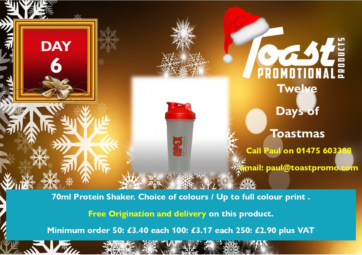 ToastScotland1's tweet image. Happy Tuesday to all of you. Think about your clients this Christmas. They like most of us will be looking forward to a healthy 2021. Help them along the way whilst keeping your brand in their hands. #makemerchandisematter