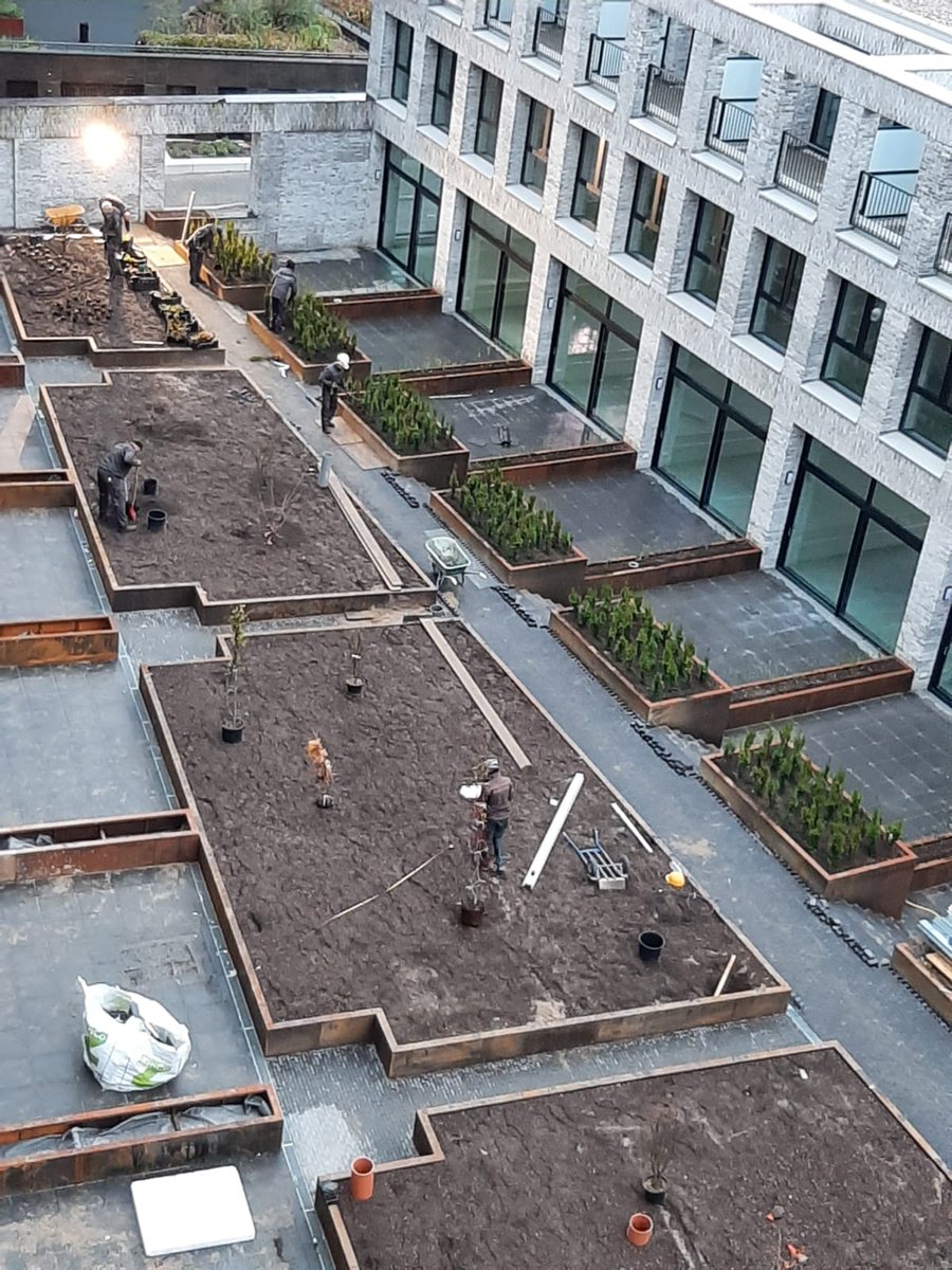 Laan van Spartaan in <a href="/AmsterdamNL/">Gemeente Amsterdam</a> moet een 21ste eeuws en stads-sportief karakter krijgen. Hoe? Door veel 🌳 terug te laten komen in de wijk. Laat dat maar aan ons over 💪🏻Architecten <a href="/STUDIONINEDOTS/">Studioninedots</a>  en <a href="/KAWarchitecten/">@KAWarchitecten</a>  
Constructeur: <a href="/goudstikkerNL/">Goudstikker-de Vries</a> Projectontwikkelaar: <a href="/bpd_nl/">BPD | Bouwfonds Gebiedsontwikkeling</a>