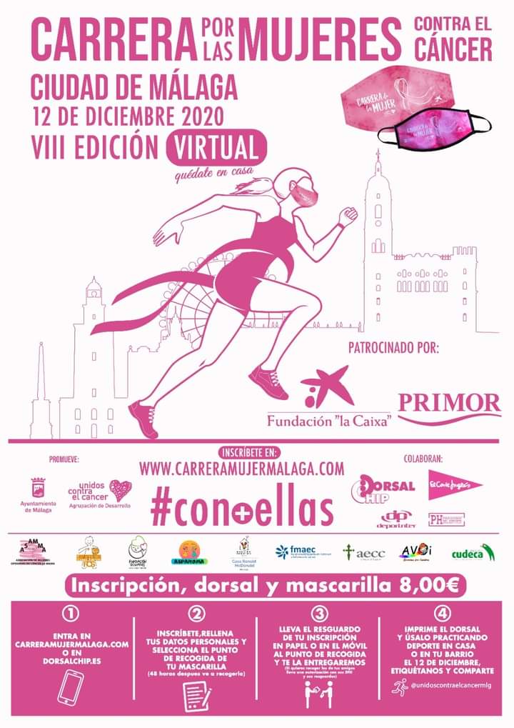 ContraCancerMA's tweet photo. Inscripción abierta para la edición virtual de la Carrera por las Mujeres Contra el Cáncer, que organiza la Agrupación de Desarrollo Unidos Contra el Cáncer Málaga, que coordina Ayuntamiento de @malaga
Puedes inscribirte aquí 👉
https://t.co/scOM2I56lo
@FundlaCaixa @caixabank https://t.co/aqjzmSEEAz