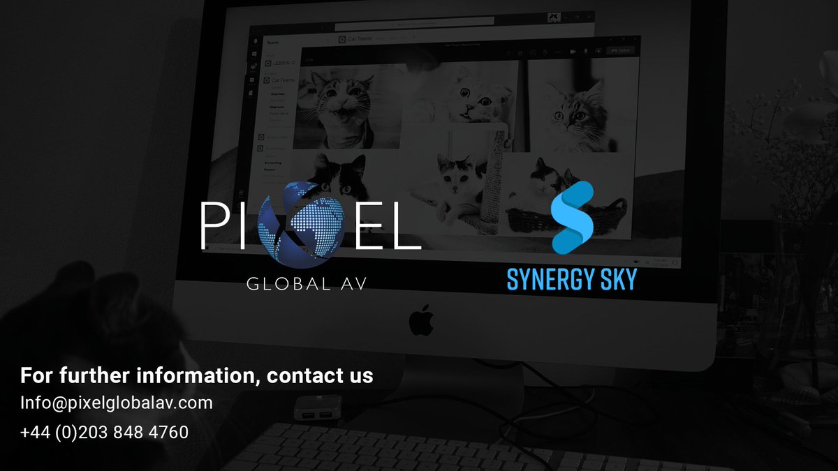 PixelGlobalAV's tweet photo. Pixel Global AV and @SynergySKY announce partnership
#PixelGlobalAV #Partnership #AVoverIP https://t.co/oZcd5lX80p